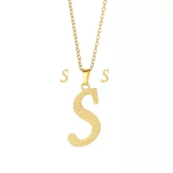 3 piezas/set Set joya con diseño de letra