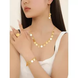 5 piezas/set Set joya europeo y americano estilo simple