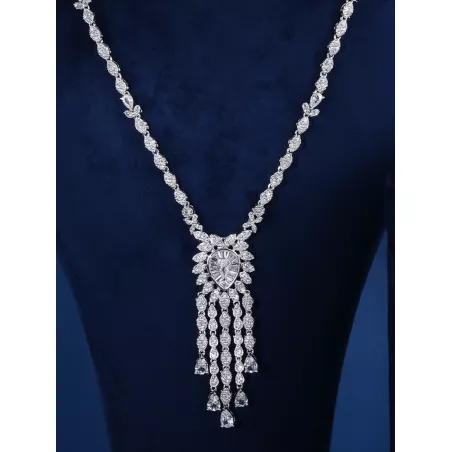 2 piezas Set joya zirconia cúbica adorno moda regalo