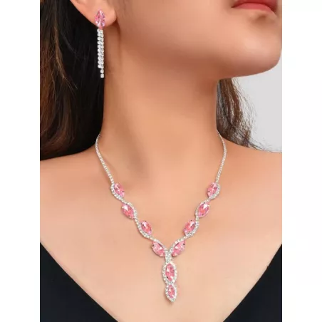 3 piezas dorado real con cuenta con perla con patrón de flor cuadrado Collar con colgante con Set pendiente