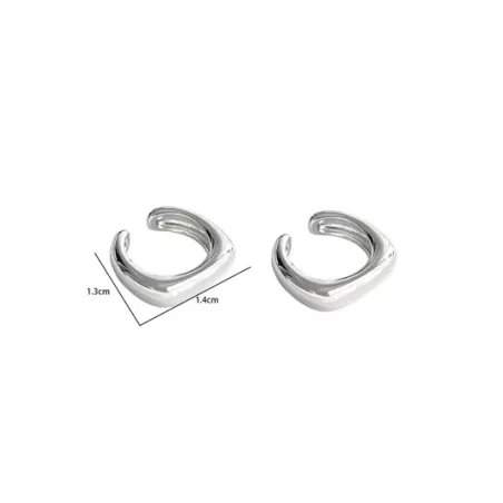 1 par Pendientes largos geométrico de moda simple & elegante oreja