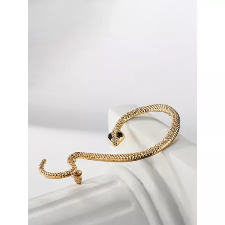 1 pieza Cuff de oreja en forma de serpiente