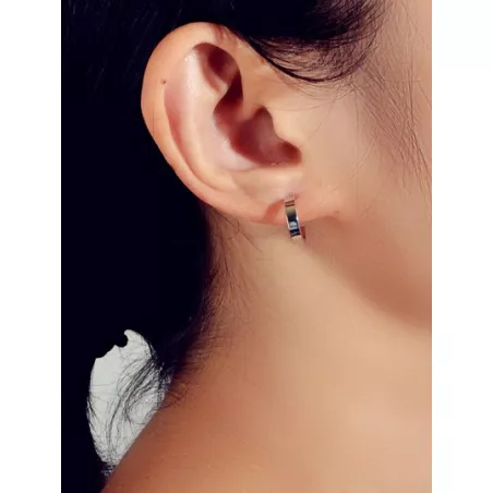 3 pares/set Pendientes de aro abierto moda aleación de zinc minimalista para mujeres para decoración diaria