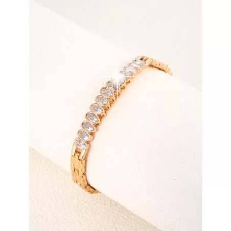 Pulsera zirconia cúbica adorno