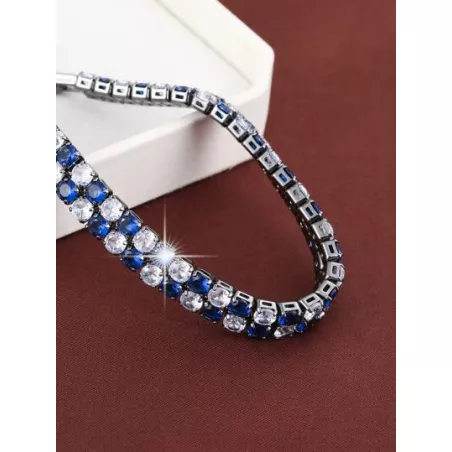 1 pieza Pulsera de cadena zirconia cúbica adorno