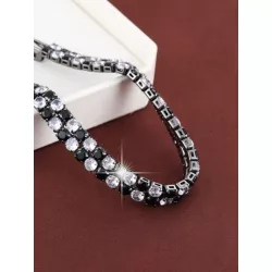 1 pieza Pulsera de cadena zirconia cúbica adorno