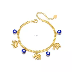 1 pieza Pulsera de cadena moda cobre de colores zirconia cúbica aojo con corazón con diseño redondo para mujeres para decoración