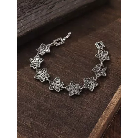 1 pieza Pulsera casual estilo artificial cristal & con estrella decorado señoras' , adecuado para verano celebración de días fes