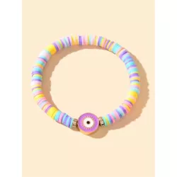 Pulsera con cuenta con diseño de ojo