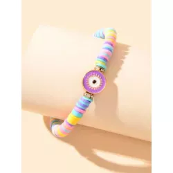 Pulsera con cuenta con diseño de ojo