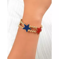 Pulsera con cuenta con diseño de estrella