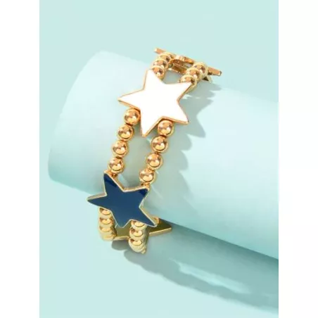 Pulsera con cuenta con diseño de estrella