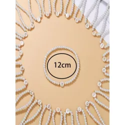 1 pieza nuevo moda 26 con letra Pulsera temperamento mujeres hecho a mano perla simulada cuenta Pulsera para mujeres Bisutería r