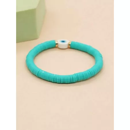 Pulsera con cuenta diseño de aojo