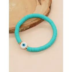 Pulsera con cuenta diseño de aojo