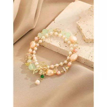 1 pieza Pulsera con cuenta moda perla cultivada adorno para mujeres para decoración diaria