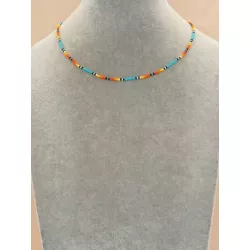 1 pieza Collar con cuenta estilo bohemio semilla rosario de mujeres