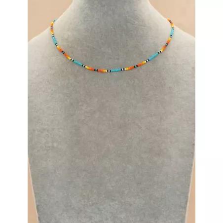 1 pieza Collar con cuenta estilo bohemio semilla rosario de mujeres