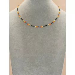 1 pieza Collar con cuenta estilo bohemio semilla rosario de mujeres