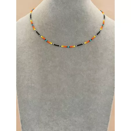 1 pieza Collar con cuenta estilo bohemio semilla rosario de mujeres