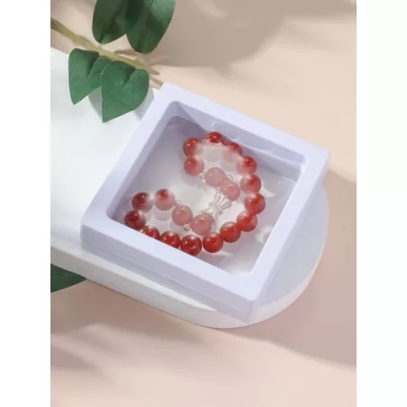 1 pieza Pulsera con cuenta de moda zirconia cúbica adorno para mujeres para decoración diaria