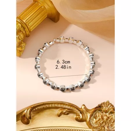 1 pieza Pulsera abierta atractivo aleación de zinc zirconia cúbica adorno para mujeres para decoración diaria