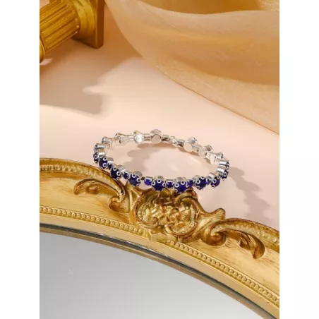 1 pieza Pulsera abierta atractivo aleación de zinc zirconia cúbica adorno para mujeres para decoración diaria