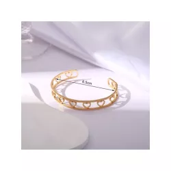 Pulsera abierta con abertura