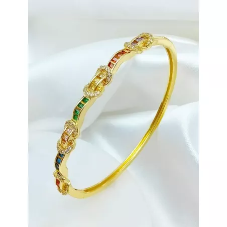 Brazalete zirconia cúbica adorno