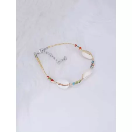 Pulsera con diseño de concha