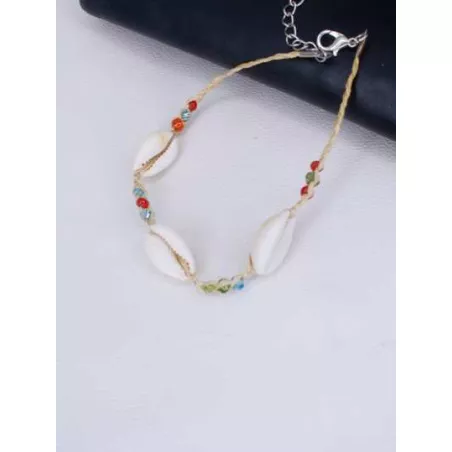 Pulsera con diseño de concha