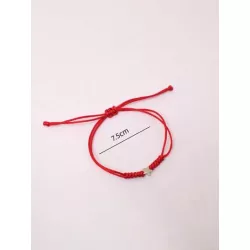 Pulsera de cuerda con diseño de estrella trenzado