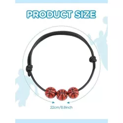 1 pieza Pulsera de cuerda de moda baloncesto adorno para hombres para decoración diaria