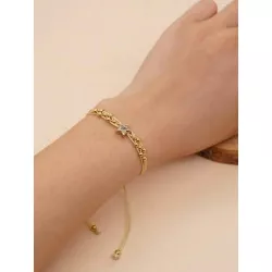 1 pieza Pulsera de cuerda de moda con diamante de imitación con estrella & con diseño de cuenta para mujeres para decoración dia