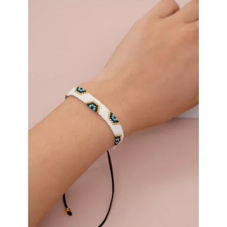 Mujer 1 pieza Pulsera de cuerda bohemio con diseño de cuenta para hombres para decoración diaria