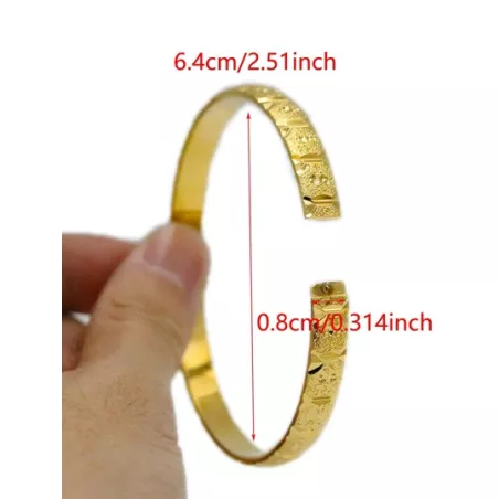 Pulsera con textura diseño