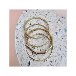 4 piezas/set Brazalete minimalista