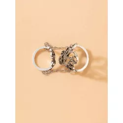 1 pieza Anillo moda voluta para mujeres para decoración diaria