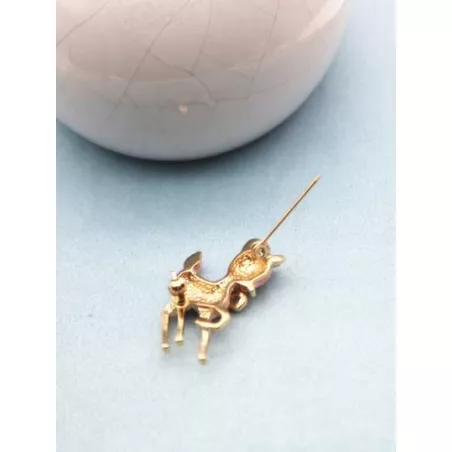 Broche con dibujos animados caballo