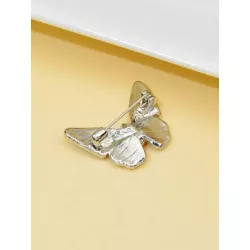 1 pieza Broche verde en forma de mariposa