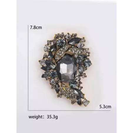 1 pieza Broche atractivo aleación de zinc con diseño de flor para mujeres para diariamente