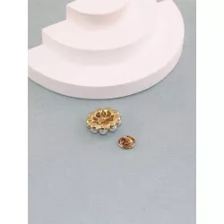 1 pieza Alfiler de moda redondo en forma de con diseño de perla artificial anti deslizante cuello