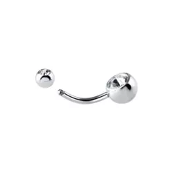 10 piezas Joya de cuerpo 14g ombligo anillos perforación , plata de acero inoxidable , adecuado para mujeres