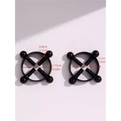 2pcs/set Minimalist Nipple Ring Popular Piercing Body Jewelry Gift For Women & Men