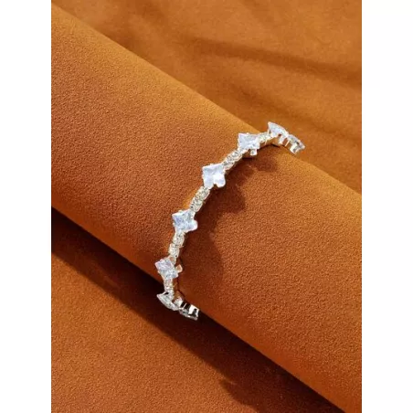 1 pieza Pulsera tobillera atractivo zirconia cúbica adorno para mujeres para fiesta