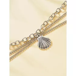 1 pieza Pulsera tobillera de moda en abanico accesorio para mujeres para decoración diaria