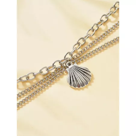 1 pieza Pulsera tobillera de moda en abanico accesorio para mujeres para decoración diaria