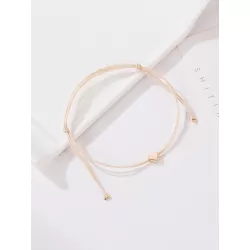 Pulsera tobillera con adorno de corazón