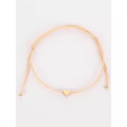 Pulsera tobillera con adorno de corazón
