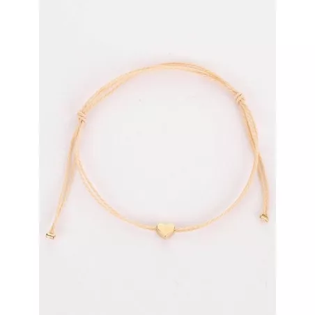 Pulsera tobillera con adorno de corazón